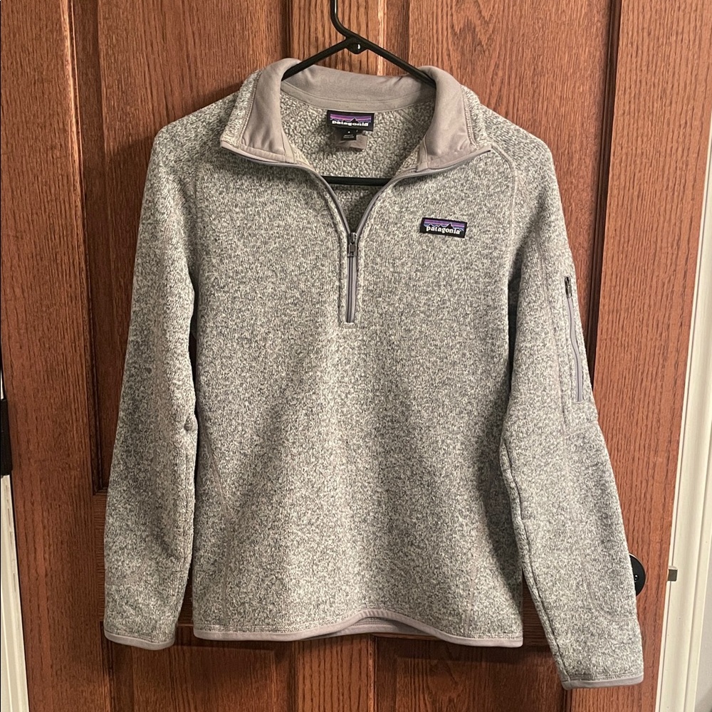 Patagonia Men's Zip-Up Sweater in Gray